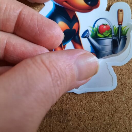 Alternative view of Funny Quote Vinyl Dobermann Sticker