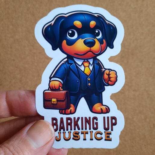 Funny Quote Vinyl Sticker Rottweiler