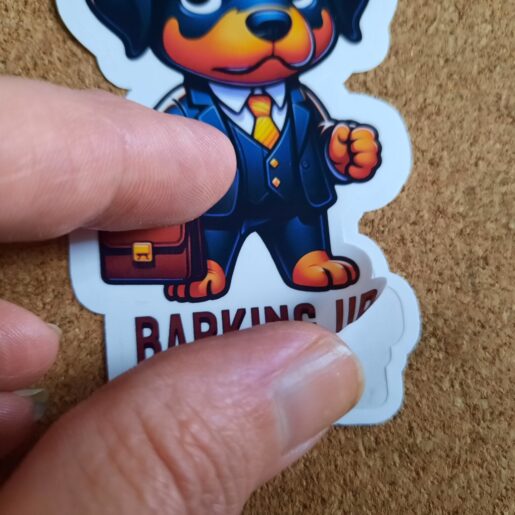 Alternative view of Funny Quote Vinyl Sticker Rottweiler