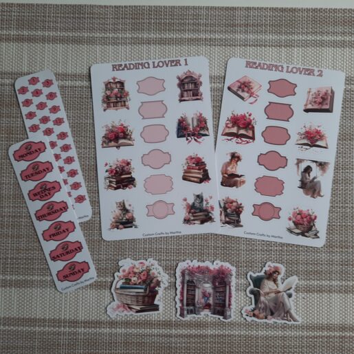 Alternative view of Vintage scrapbooking Bundle for a Reading Enthusiast.