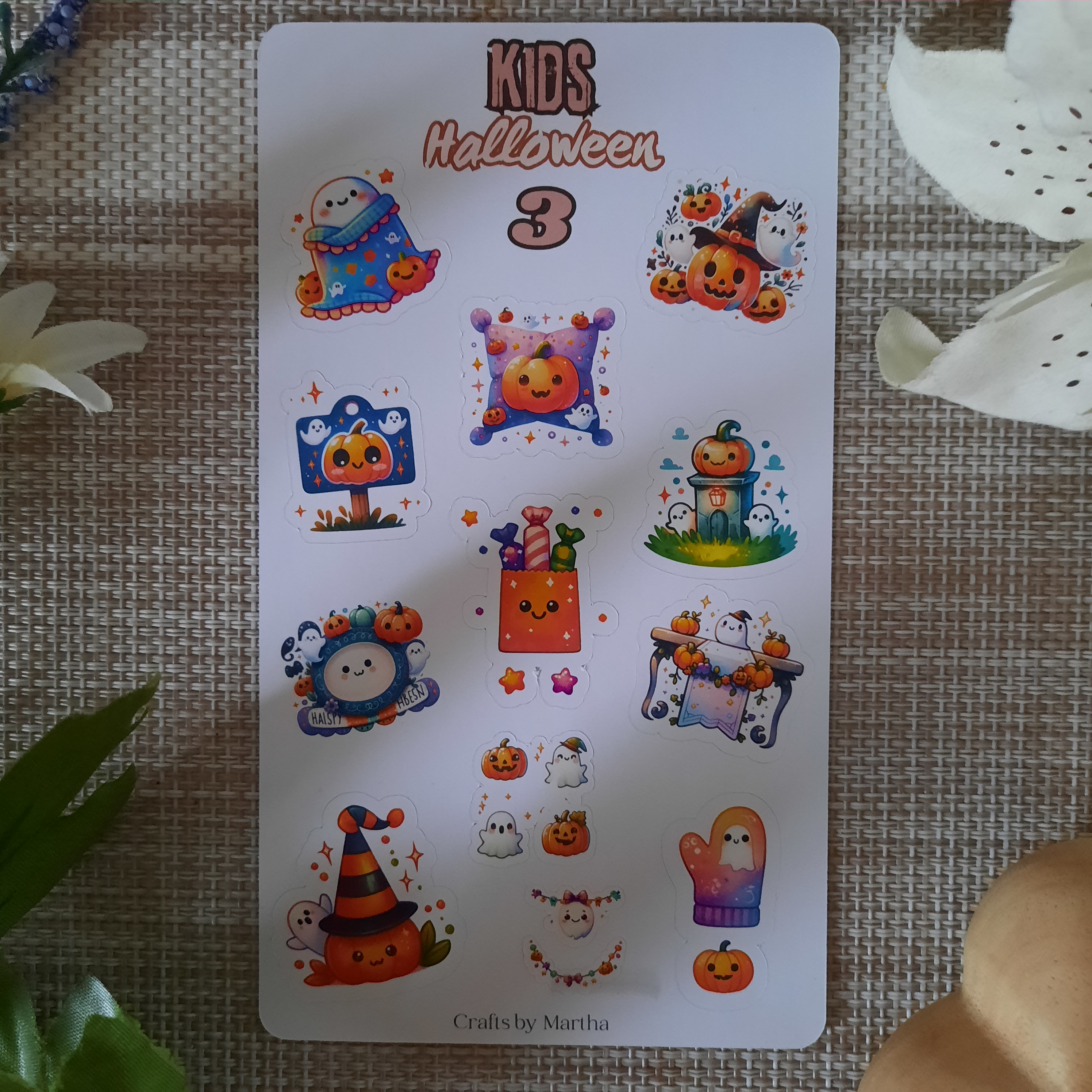 3-sheet Sticker Set Halloween Kids Stickers. - Image 3